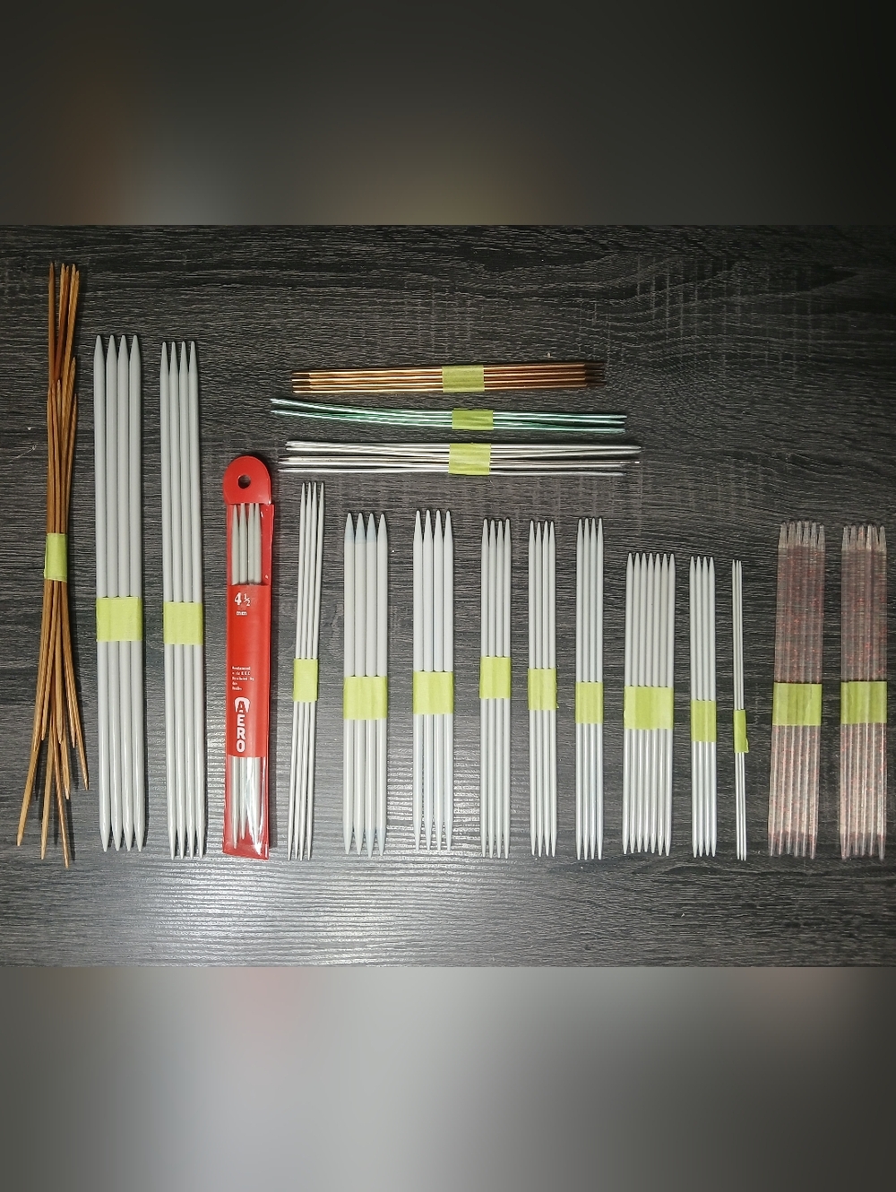 HUGE LOT of 86 Vintage Double Point Knitting Needles